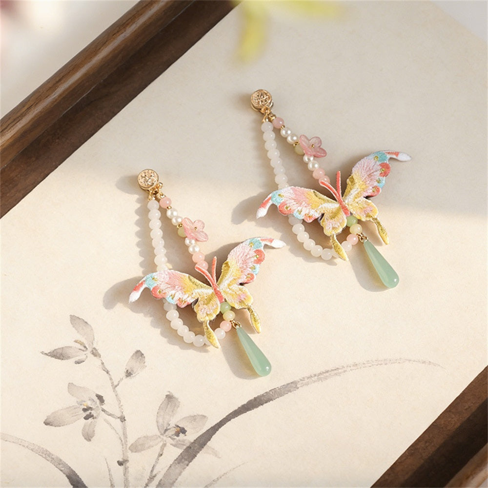 Huacan Boutons de manchette papillon