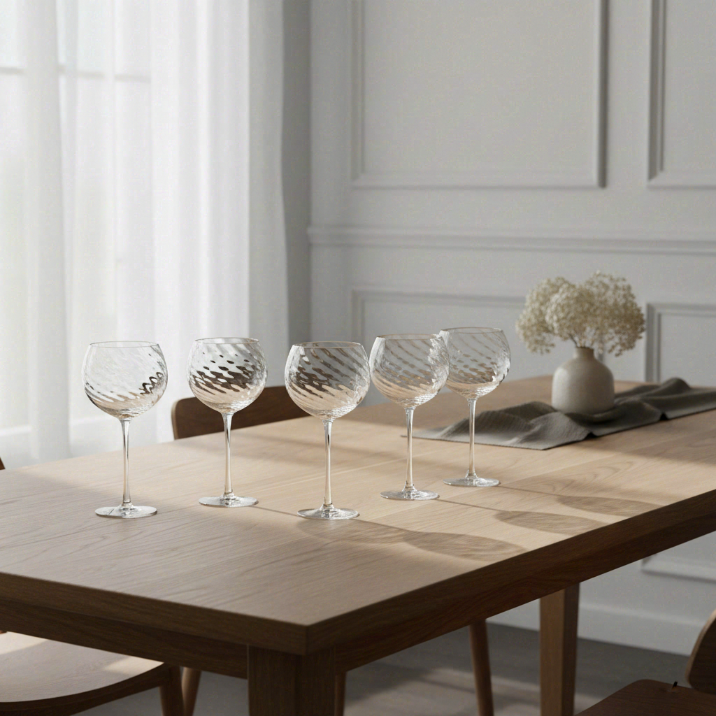 BJÖRN STEN Lot de 6 verres à pied - 60 cl