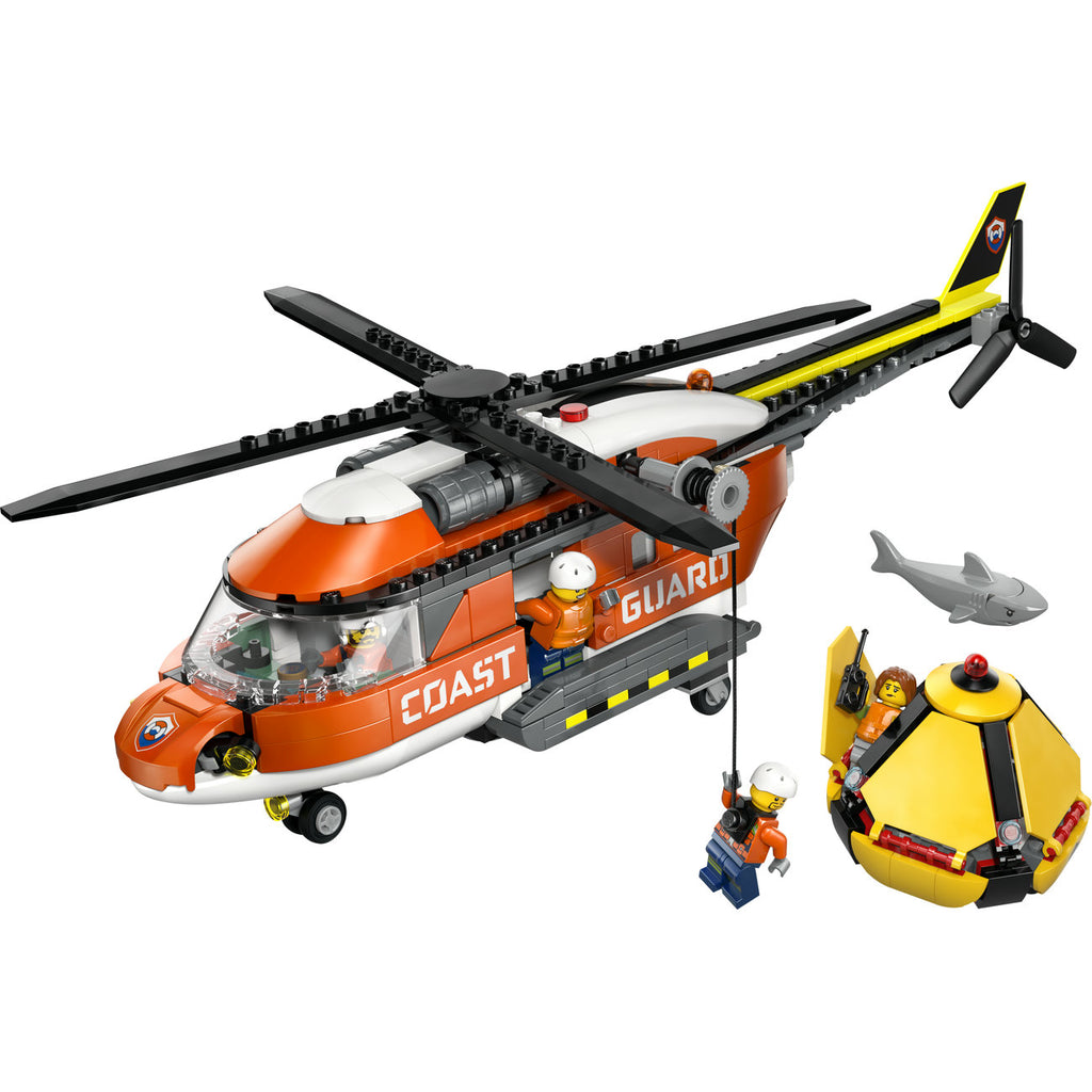LEGO City 60503 L'hélicoptère des garde-côtes