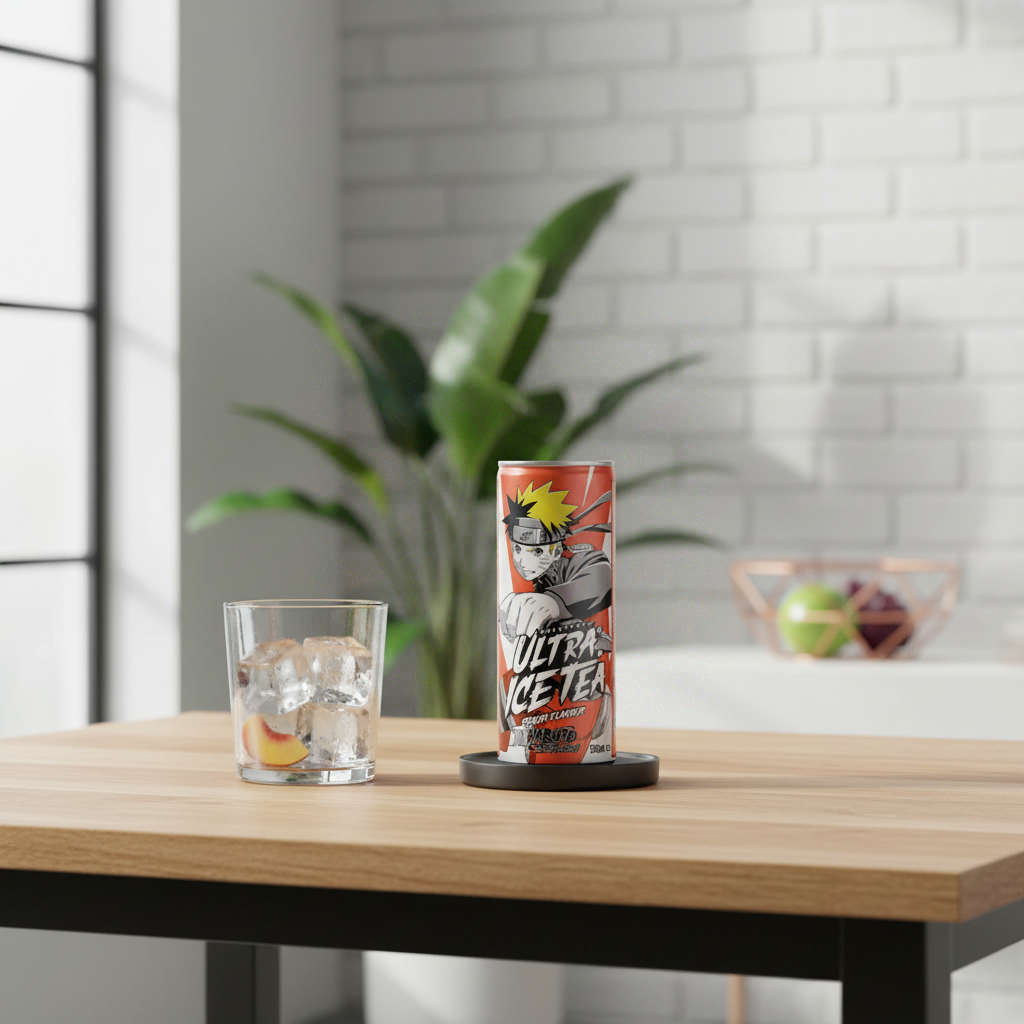 ULTRAPOP Ultra Ice Tea Naruto Thé glacé à la pêche - 33 cl