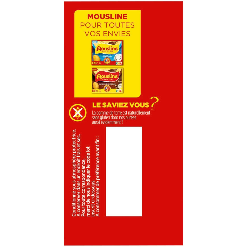MOUSLINE Puree Nature 4x31.25g