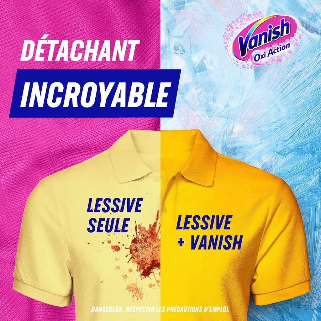 VANISH Oxi Action Poudre booster de lavage protection des couleurs 2,7 kg