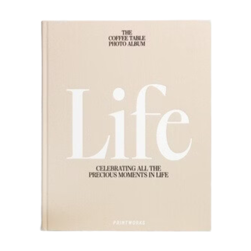 PRINTWORKS Album photo Vie, Beige