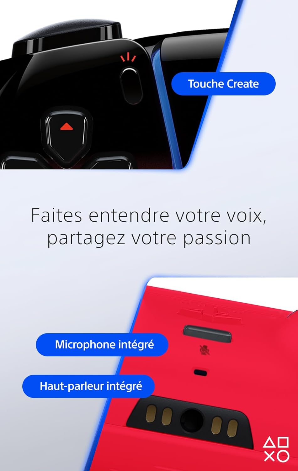 Sony Manette sans Fil DualSense PS5 - Édition Hyperpop - Rouge Techno