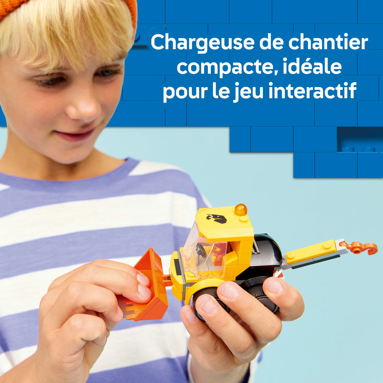 LEGO City 60483 Véhicules - La chargeuse de chantier