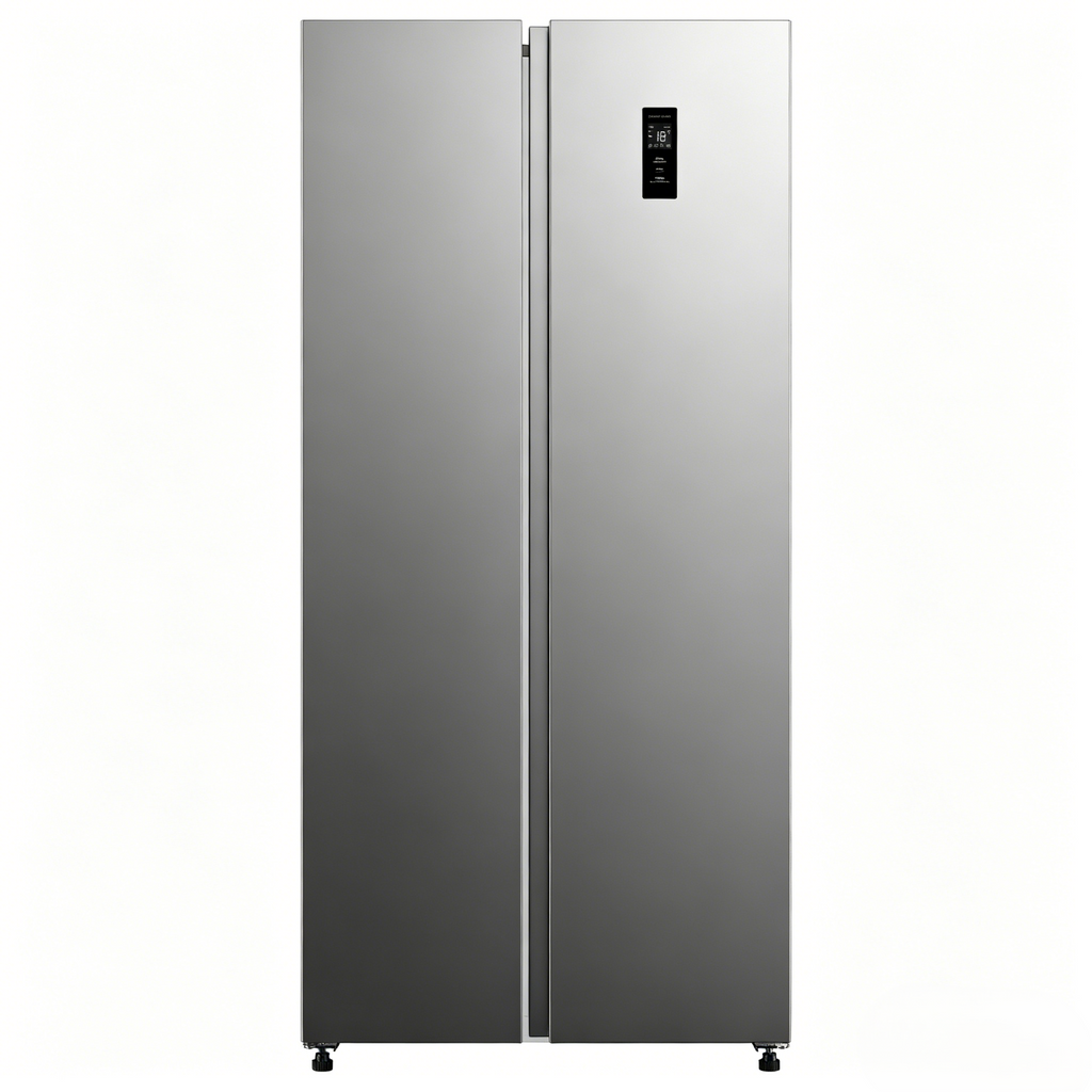 Sonlu CC-520WE 444L Grande capacité de, sans givre, fonctionnement ultra-silencieux à seulement 40 dB, refroidissement rapide et design argent clair[Classe énergétique E]