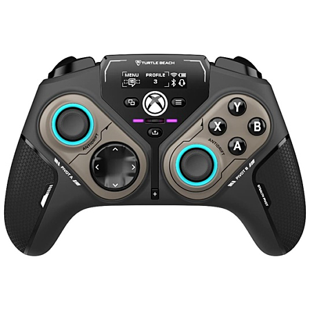 TURTLE BEACH Stealth Pivot Manette Sans Fil 2.4GHz, Bluetooth & Filaire - Modules de Stick de Combat Rotatifs, Joysticks à Effet Hall, Écran de Contrôle, Batterie 20h - Windows 10/11