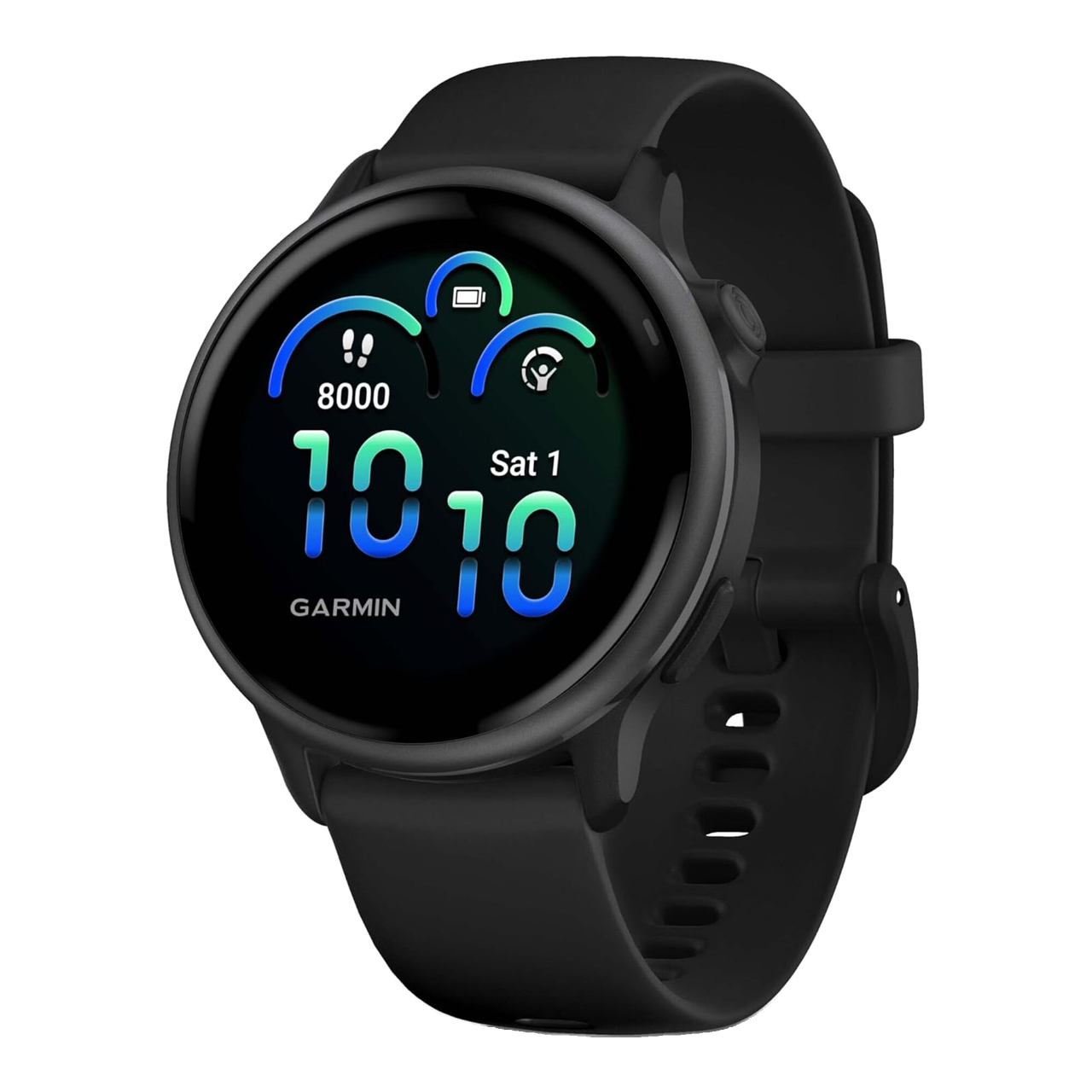 GARMIN Vívoactive 6 Montre connectée GPS fitness et santé avec écran ultra-lumineux Gris avec boîtier noir