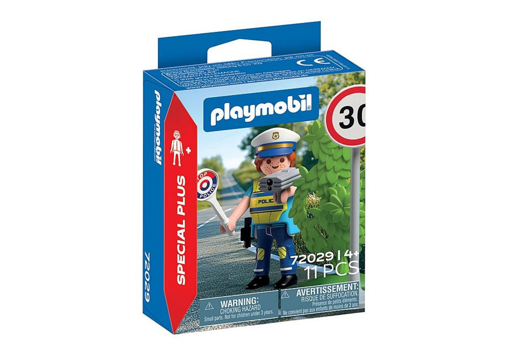 Playmobil policier avec radar