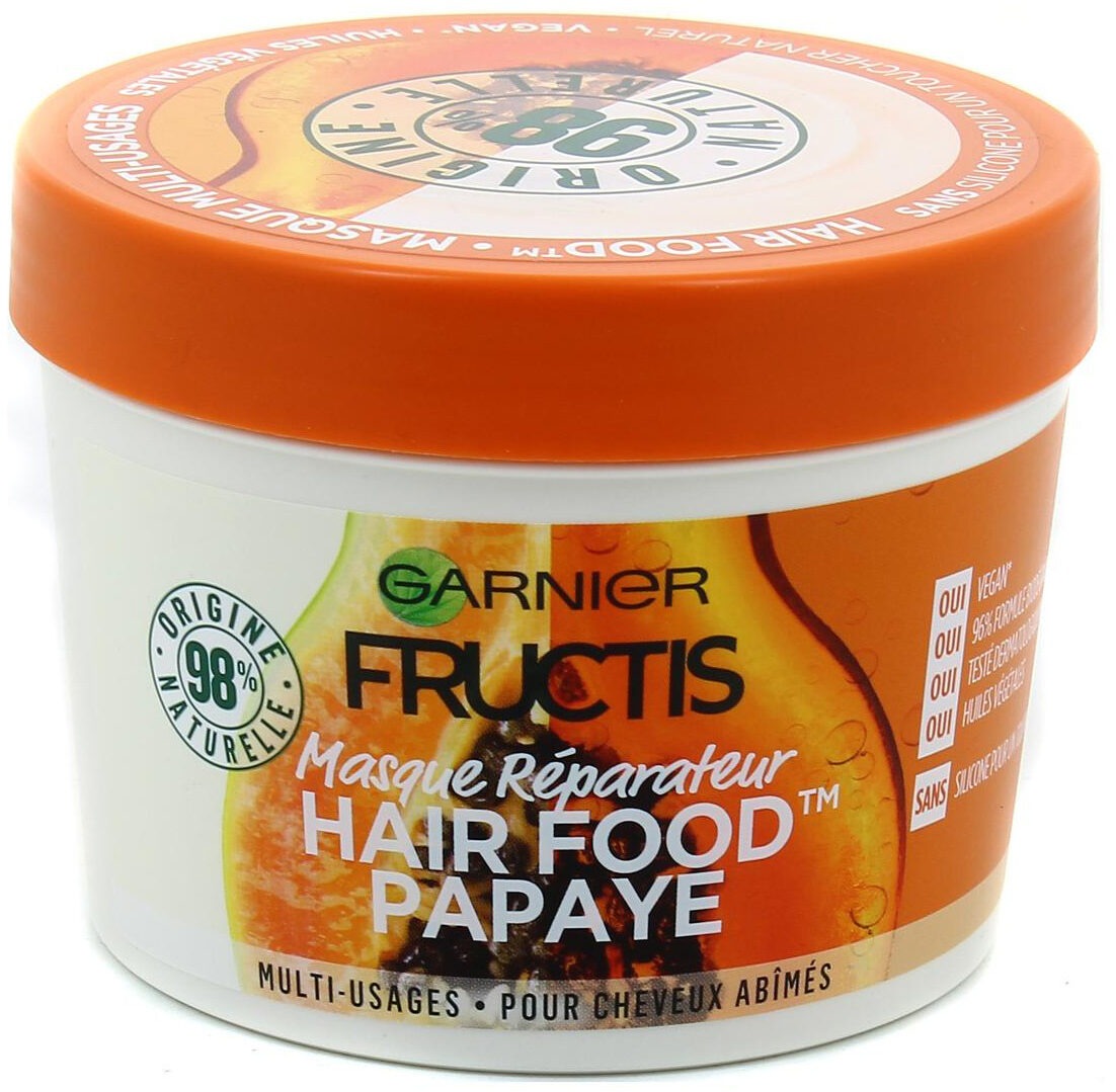 Garnier Masque Capillaire Fructis Hair Food Papaye Réparateur - 390ml