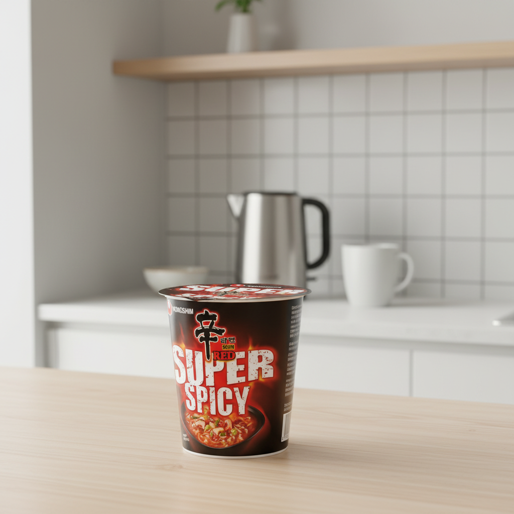 Nongshim Nouilles super épicées rouges Pot 68 g