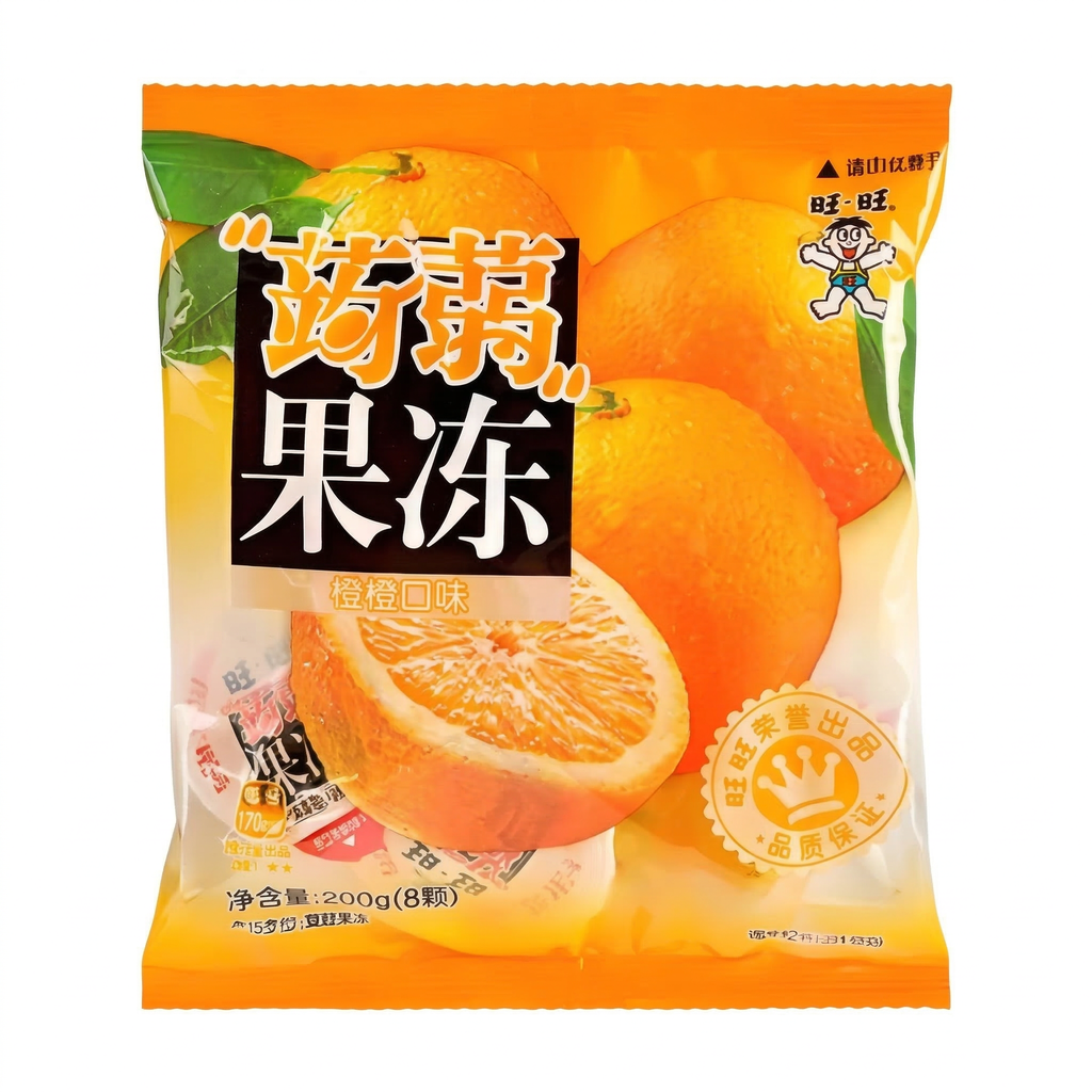 WANT WANT Gelée de konjac saveur orange 200 g