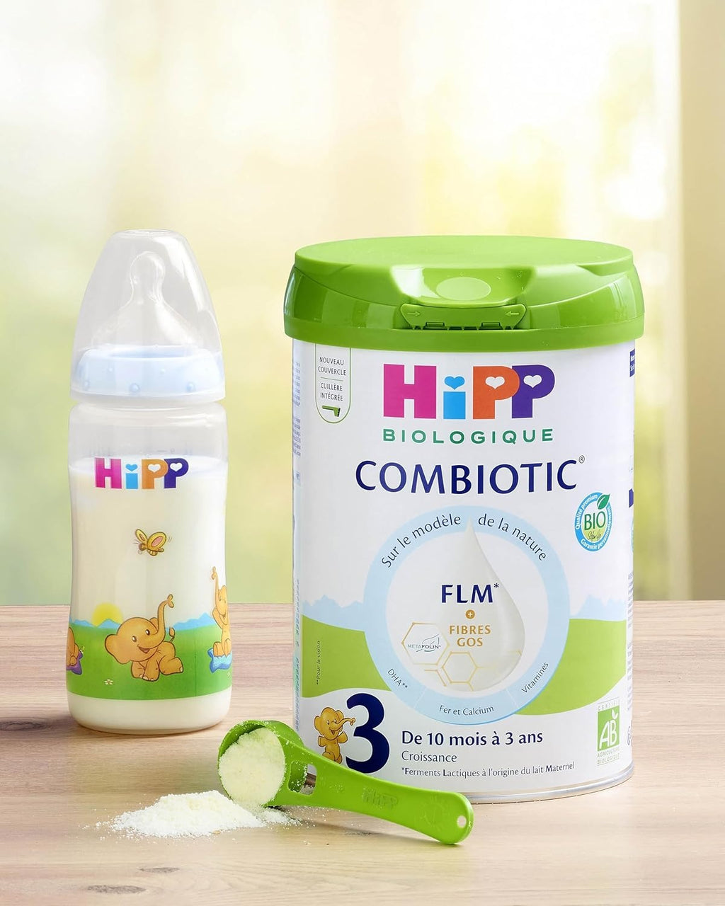 Hipp Combiotic 3 Lait de Croissance Bio Dès 10 Mois Jusqu'à 3 Ans 800 g