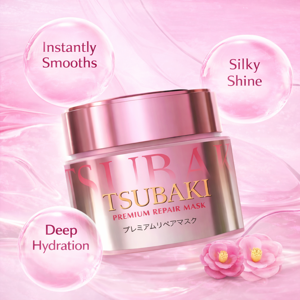 TSUBAKI Masque réparateur haut de gamme nouvelle version 180 g