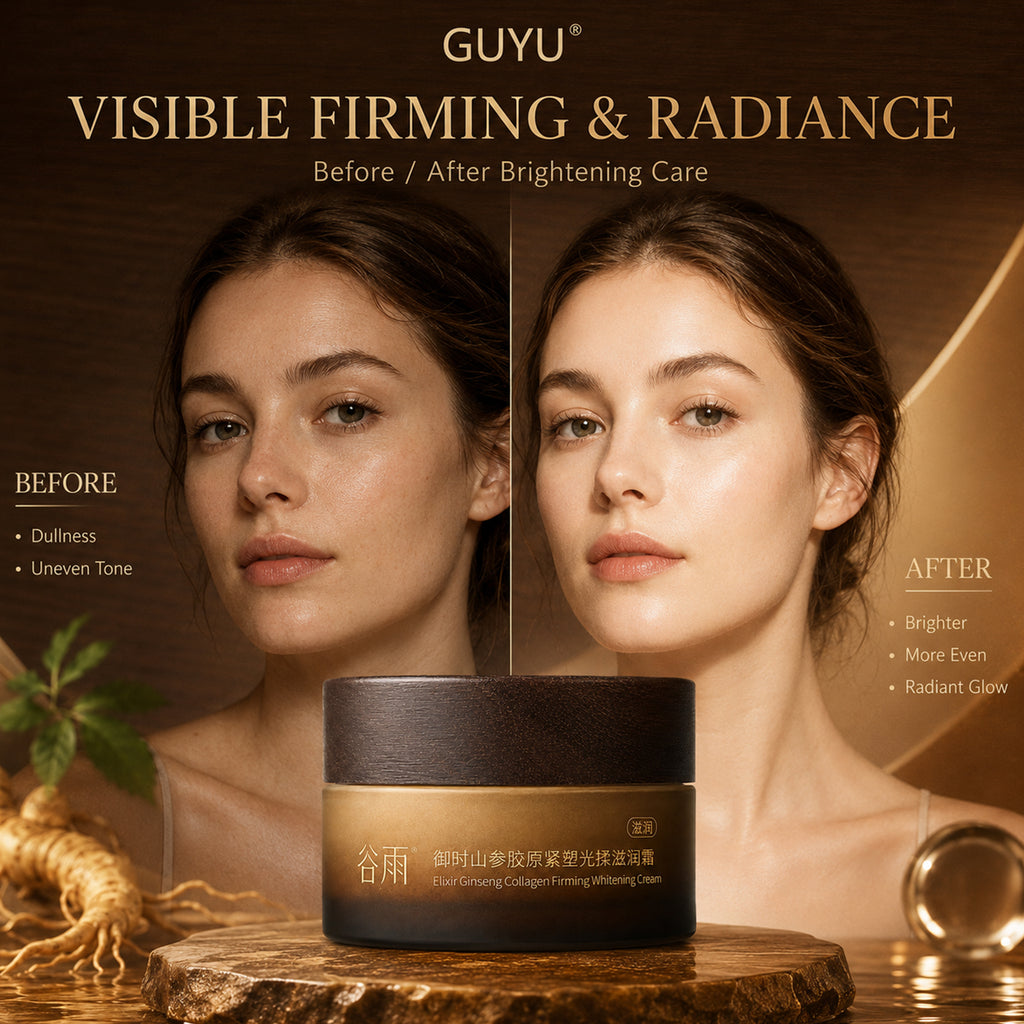 GUYU Crème Raffermissante Éclat Ginseng Collagène 50 g