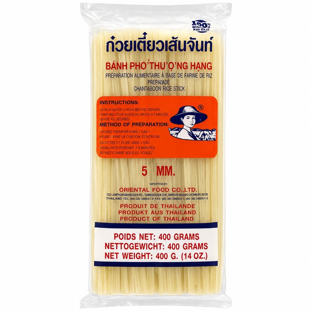 Farmer Brand Nouilles de riz droites 5 mm 400 g