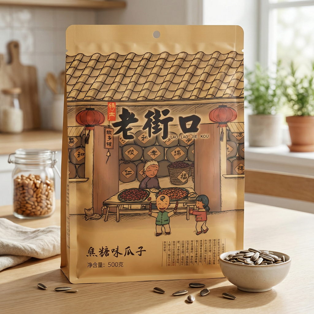 Lao Jie Kou Graines de tournesol au caramel - 500 g