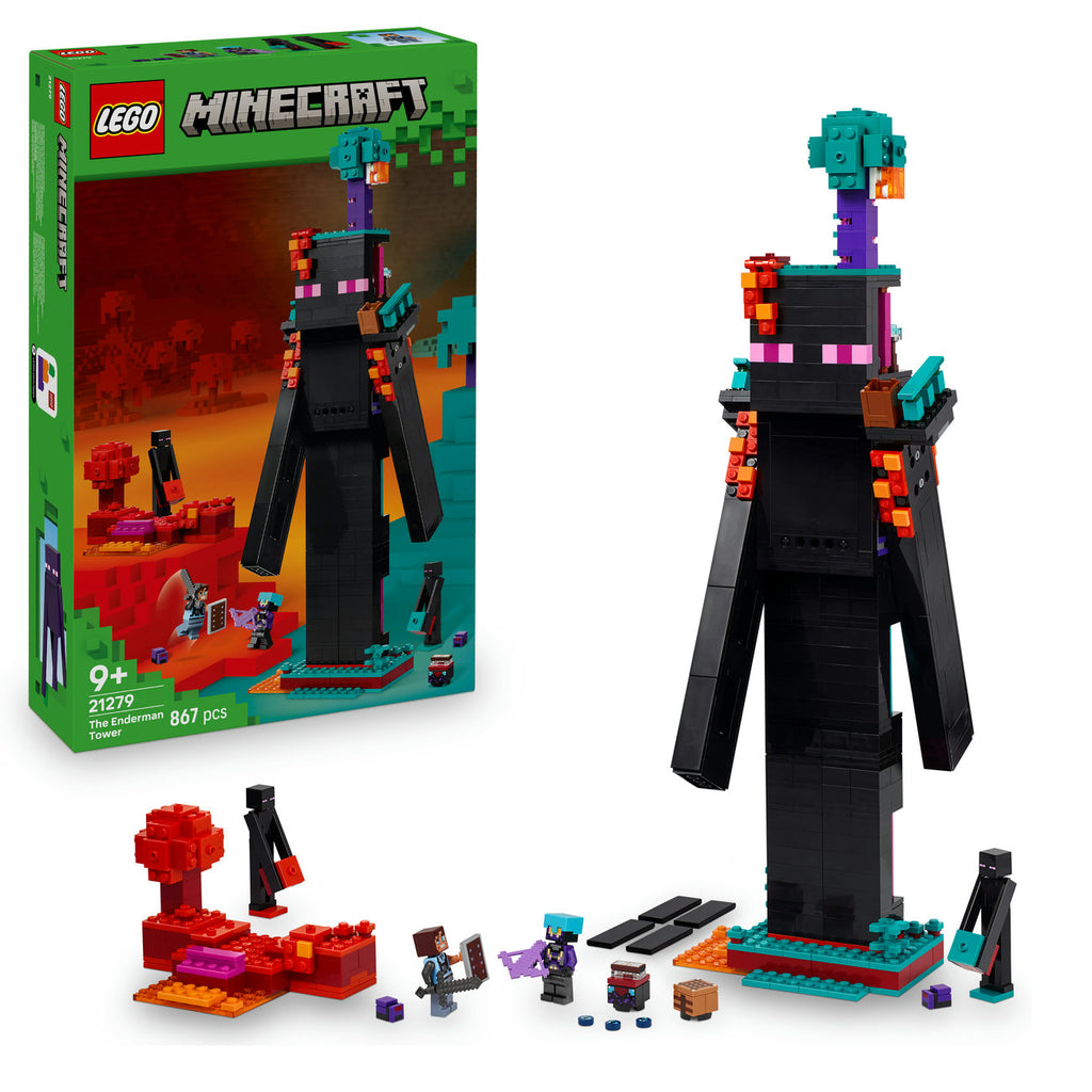 LEGO Minecraft : La Tour et la Forteresse Enderman 21279 (867 Pièces)