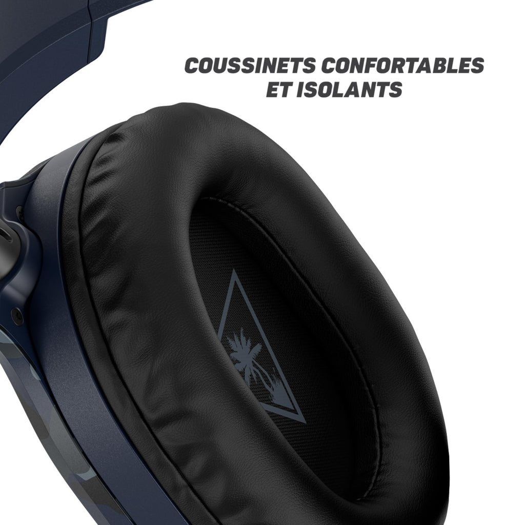 TURTLE BEACH Recon 70 Casque Gaming Filaire (Prise 3.5mm) - Micro Muet par Basculement - PC, PS5, Xbox Series X|S, Switch 2 & Plus - Camouflage Bleu