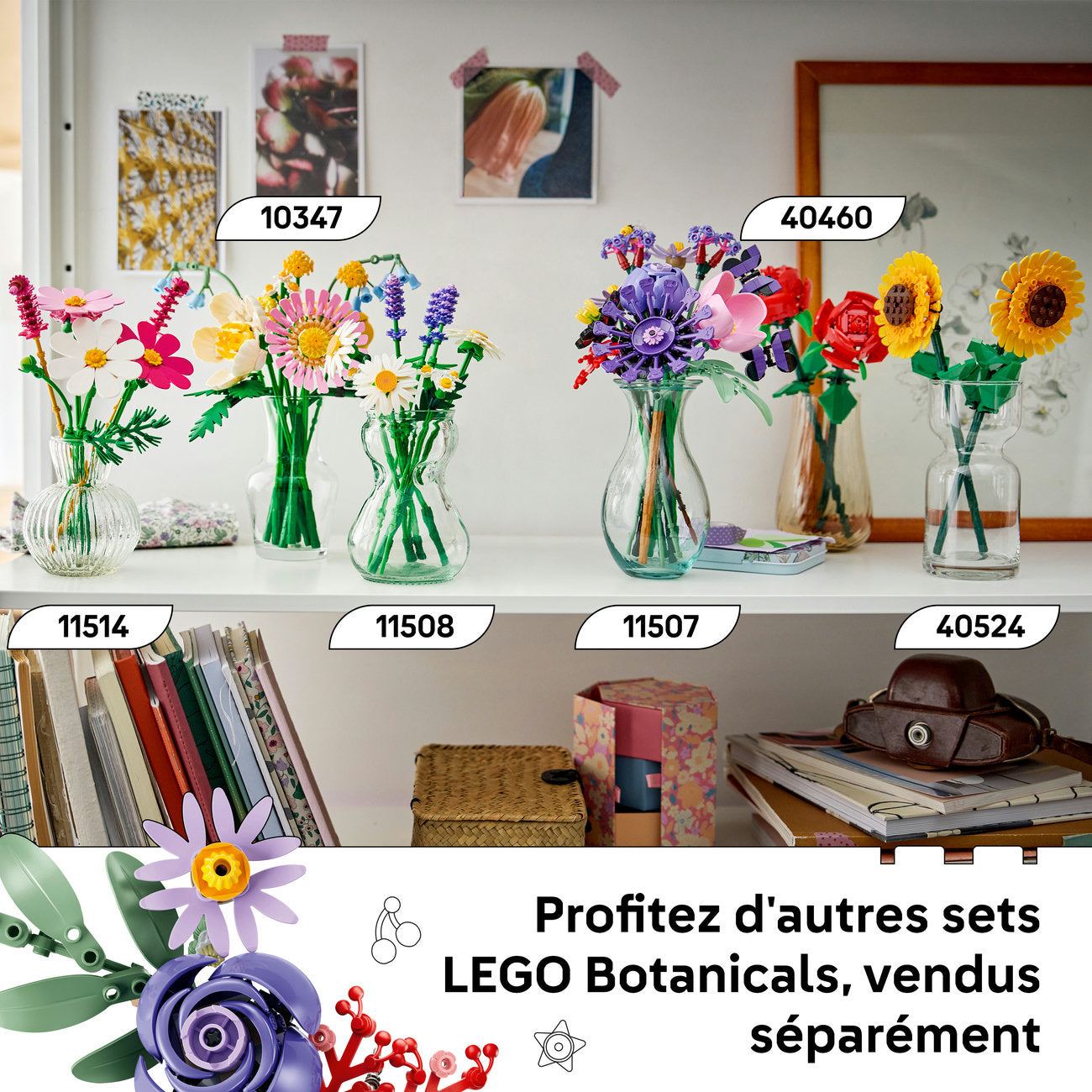LEGO Botanicals 11507 Bouquet de fleurs d'Olivia Rodrigo
