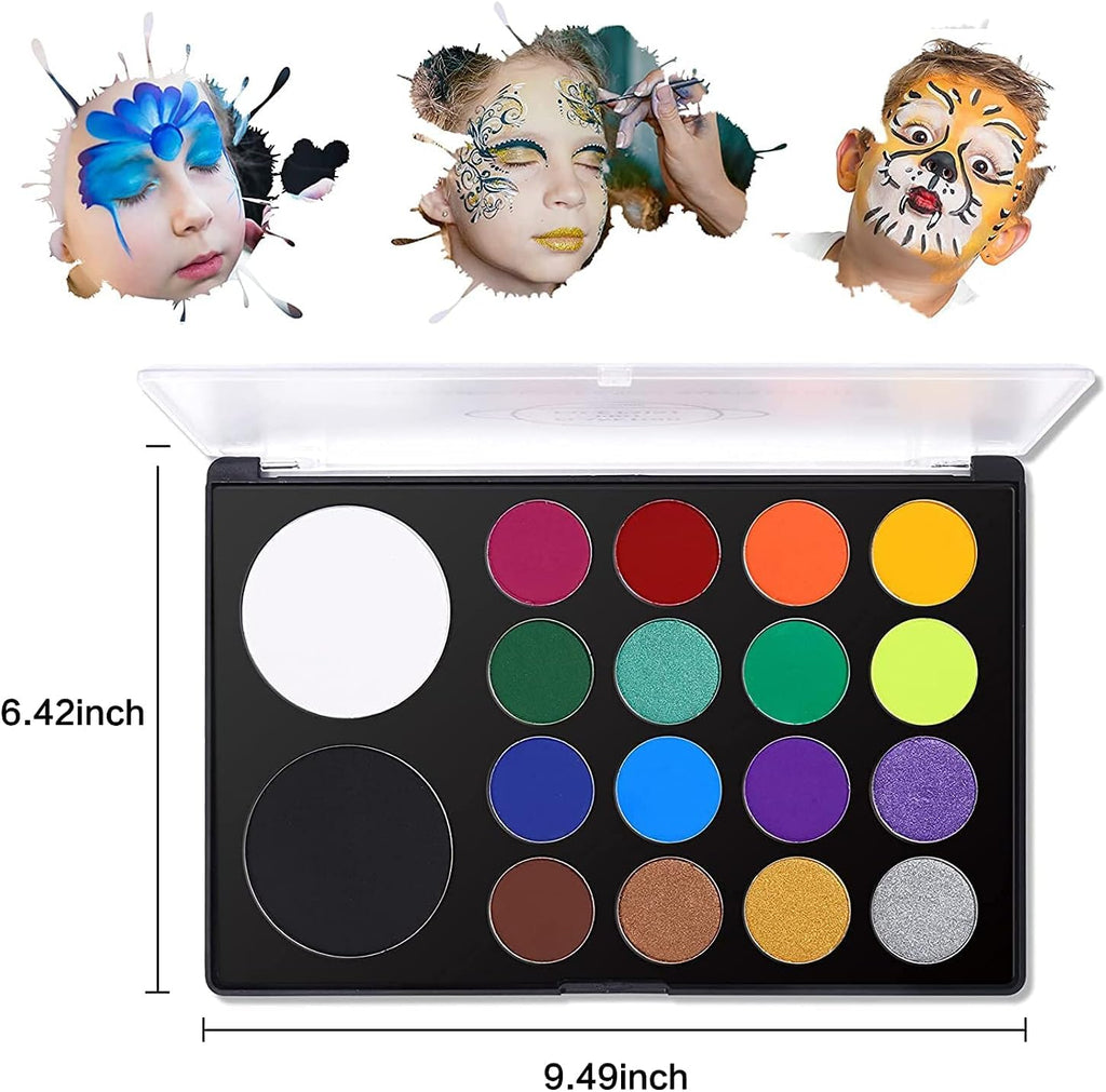 UCANBE 18 couleurs aquarelle professionnelle Astéroïde pour le visage