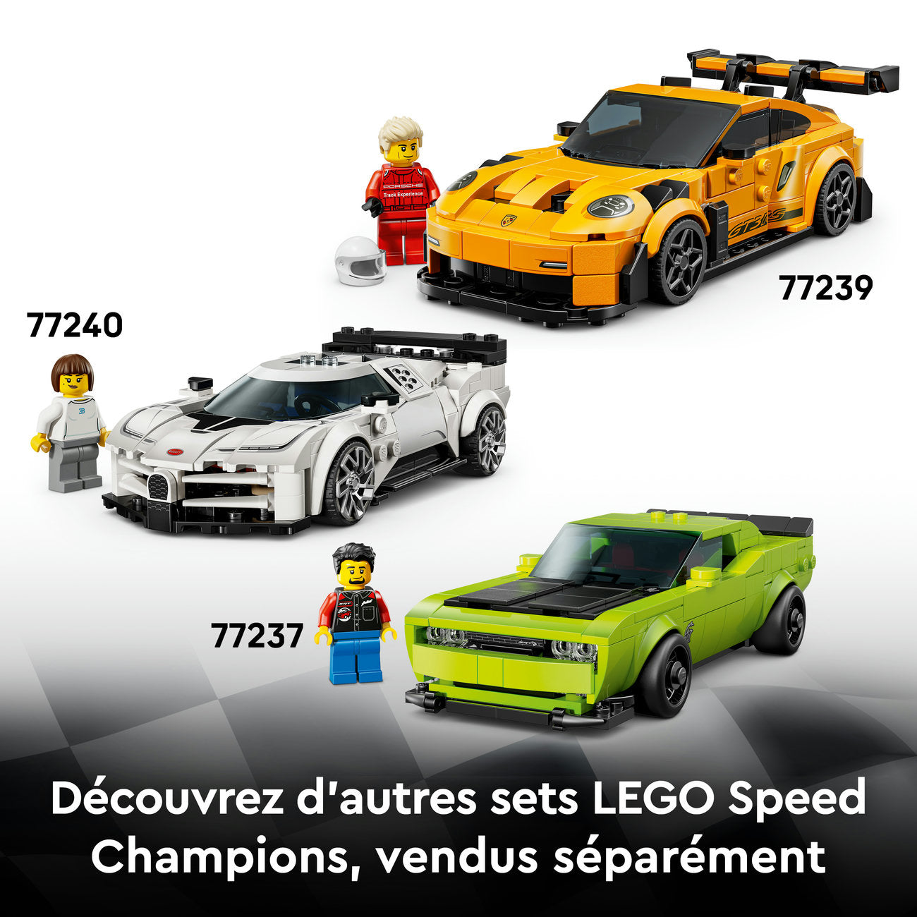 LEGO Speed Champions 77238 Lamborghini Revuelto et Huracán STO