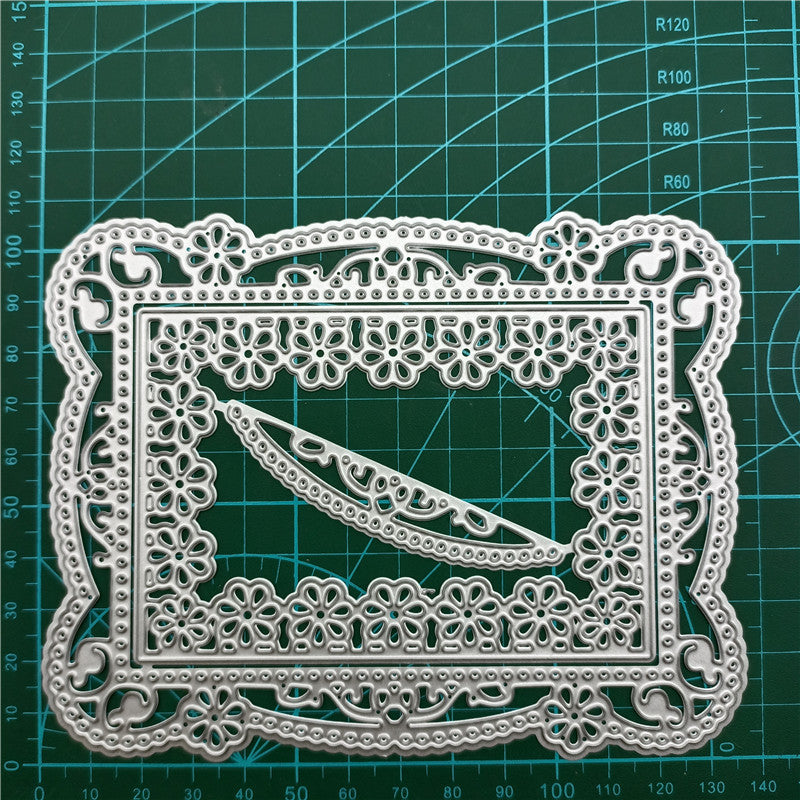 Cadres Photo Dies de Découpe Stencils Dies de Cadres Moule de Modelage en Métal Outil de Décoration Cadeau Album Photo Gaufrage Papier de Scrapbooking Décoration de Cartes Artisanat