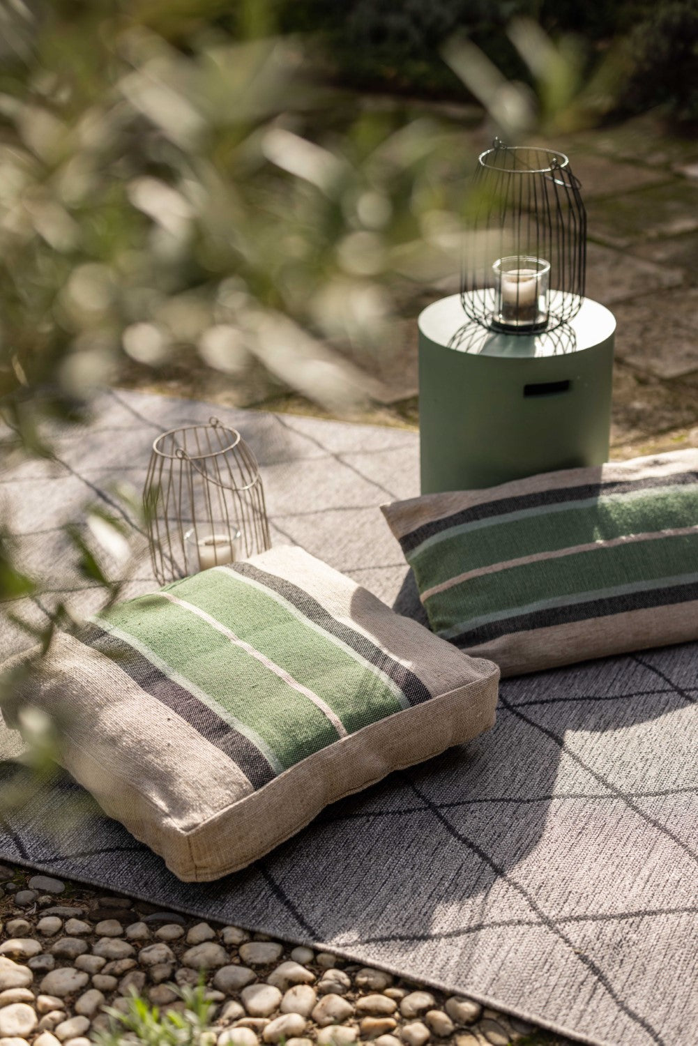 Housse de coussin gatsby eucalyptus