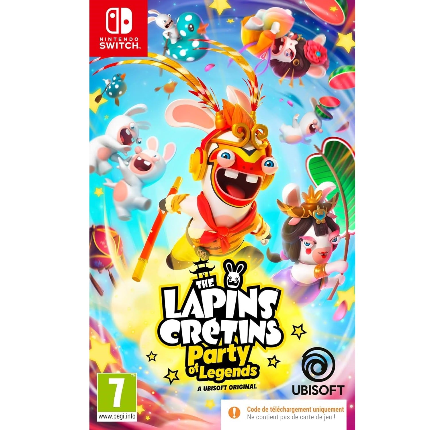 Les Lapins Crétins Party of Legends - Code de téléchargement - Switch - Version Française