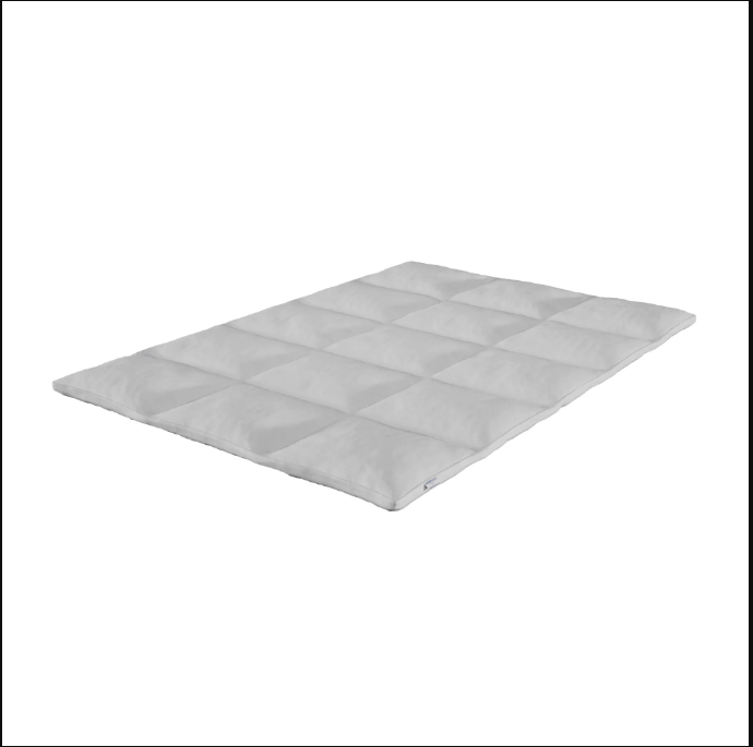 MORPHEA Surmatelas plume de canard 160x200cm Feuillet