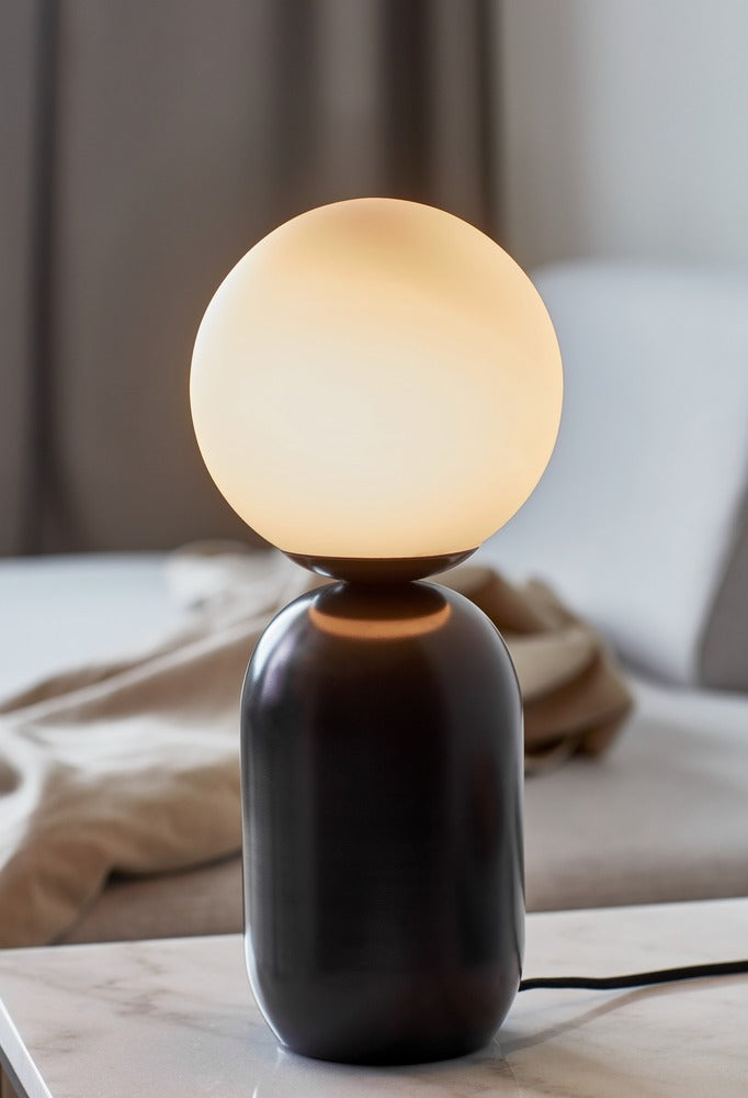 Lampe à poser NOTTI métal noir IP20 E14 - Nordlux, Intérieur