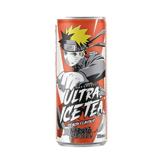 ULTRAPOP Ultra Ice Tea Naruto Thé glacé à la pêche - 33 cl