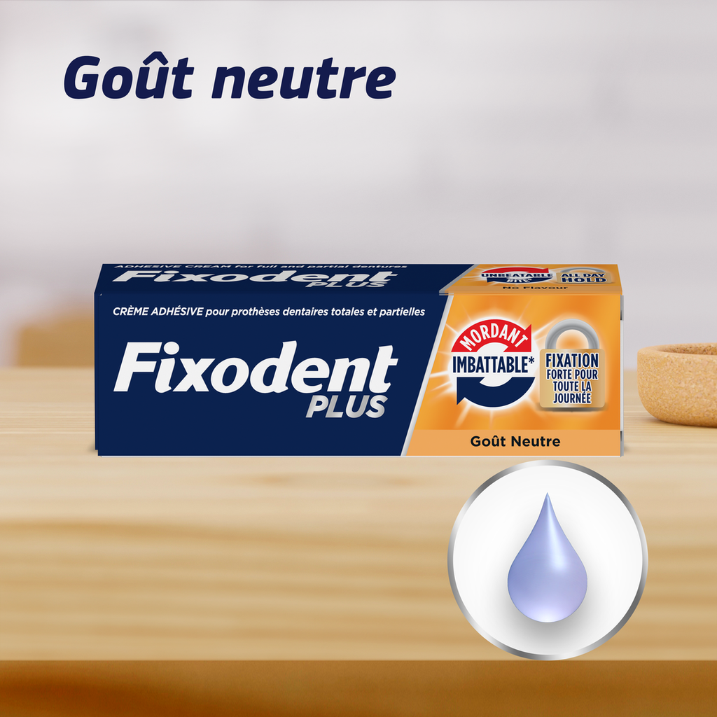 Fixodent Plus Mordant Imbattable - Crème Adhésive - 57g