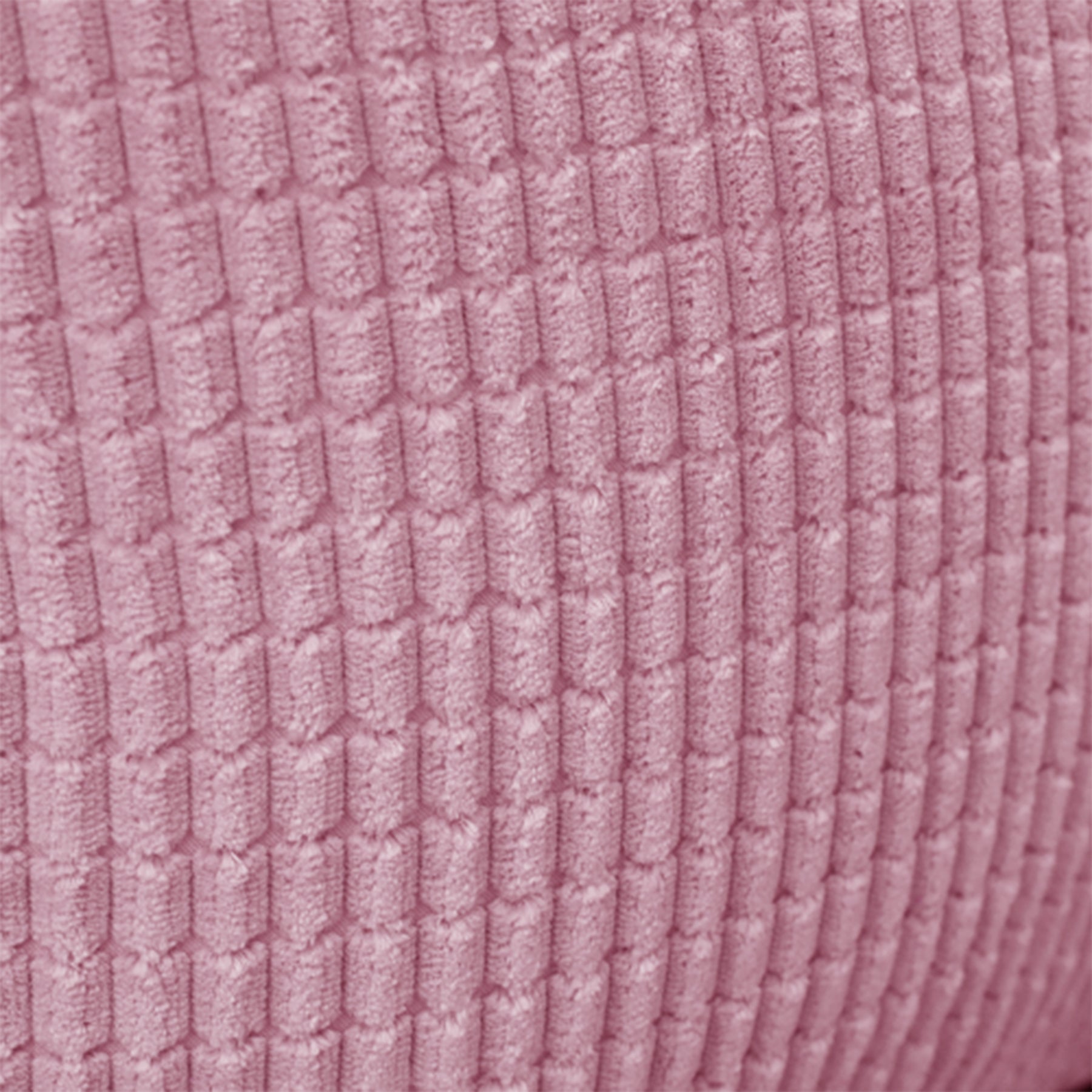 Deconovo Housse de coussin en velours, coloris rose, 45 x 45 cm, 1 pièce