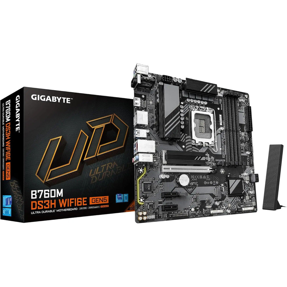 GIGABYTE B760 DS3H AX WF6E GEN5 LGA1700 Carte mère ATX DDR5 Wi-Fi