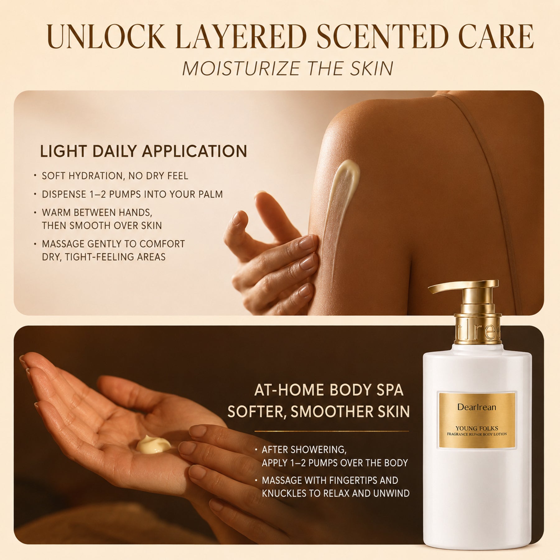 Dear Irean My Boy Lotion Corporelle Réparatrice Parfumée 250 ml