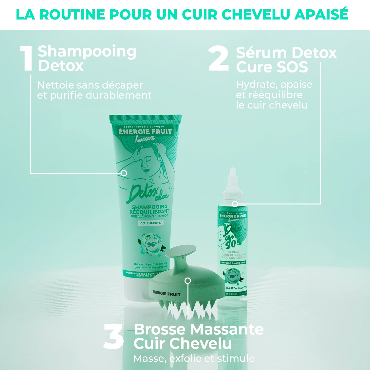 ENERGIE FRUIT Shampoing Détox Purifiant - 250 ml