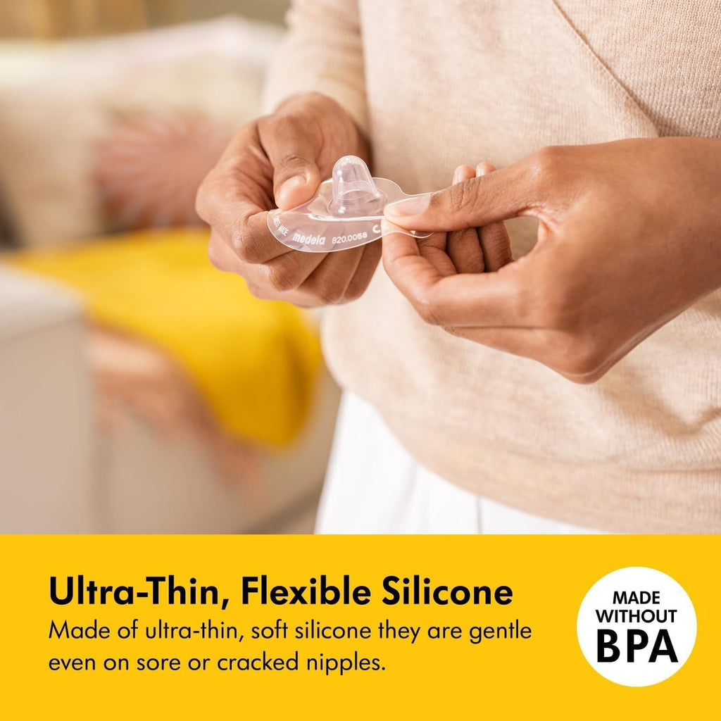 MEDELA Contact - Bouts de sein en silicone, taille M (20 mm), lot de 2