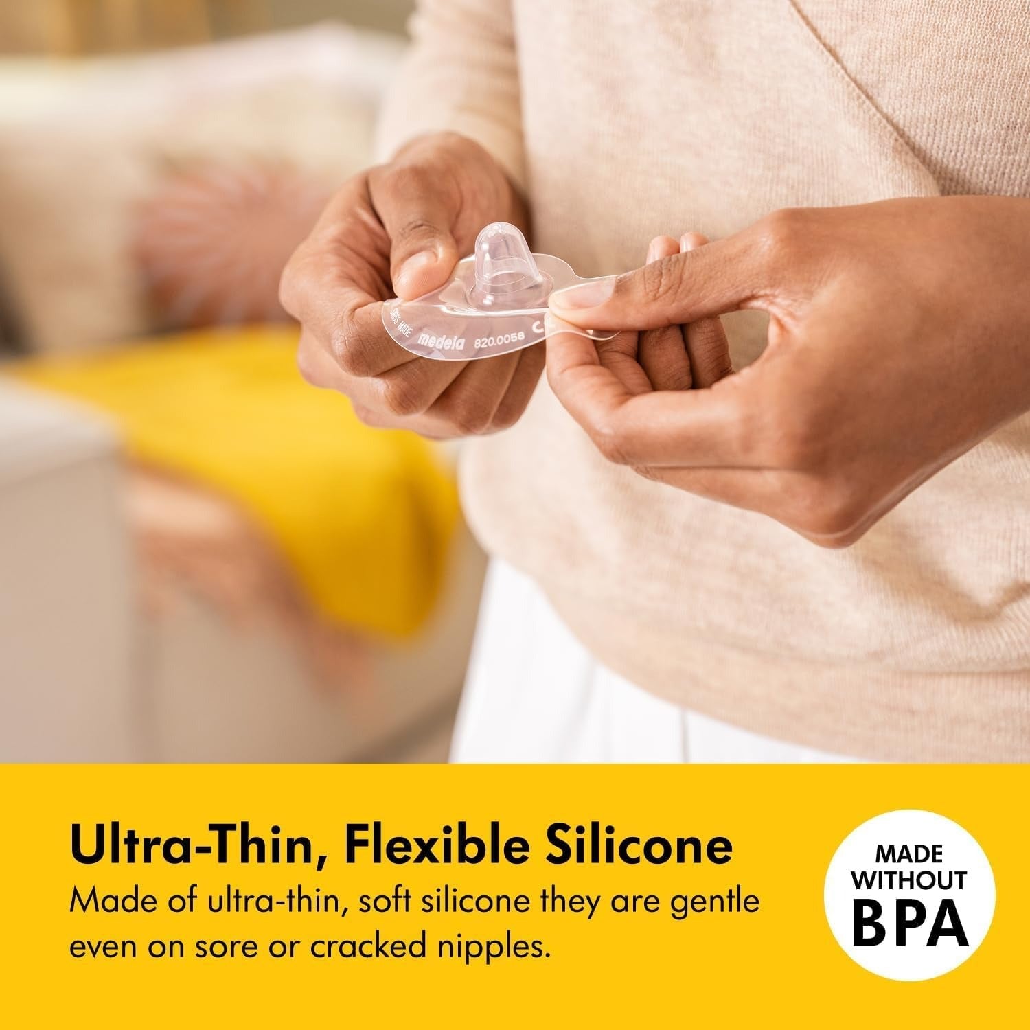 MEDELA Contact - Bouts de sein en silicone, taille M (20 mm), lot de 2