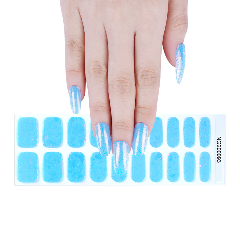 MEOMAGIC 14-44 Autocollants gels pour ongles - 20 pièces