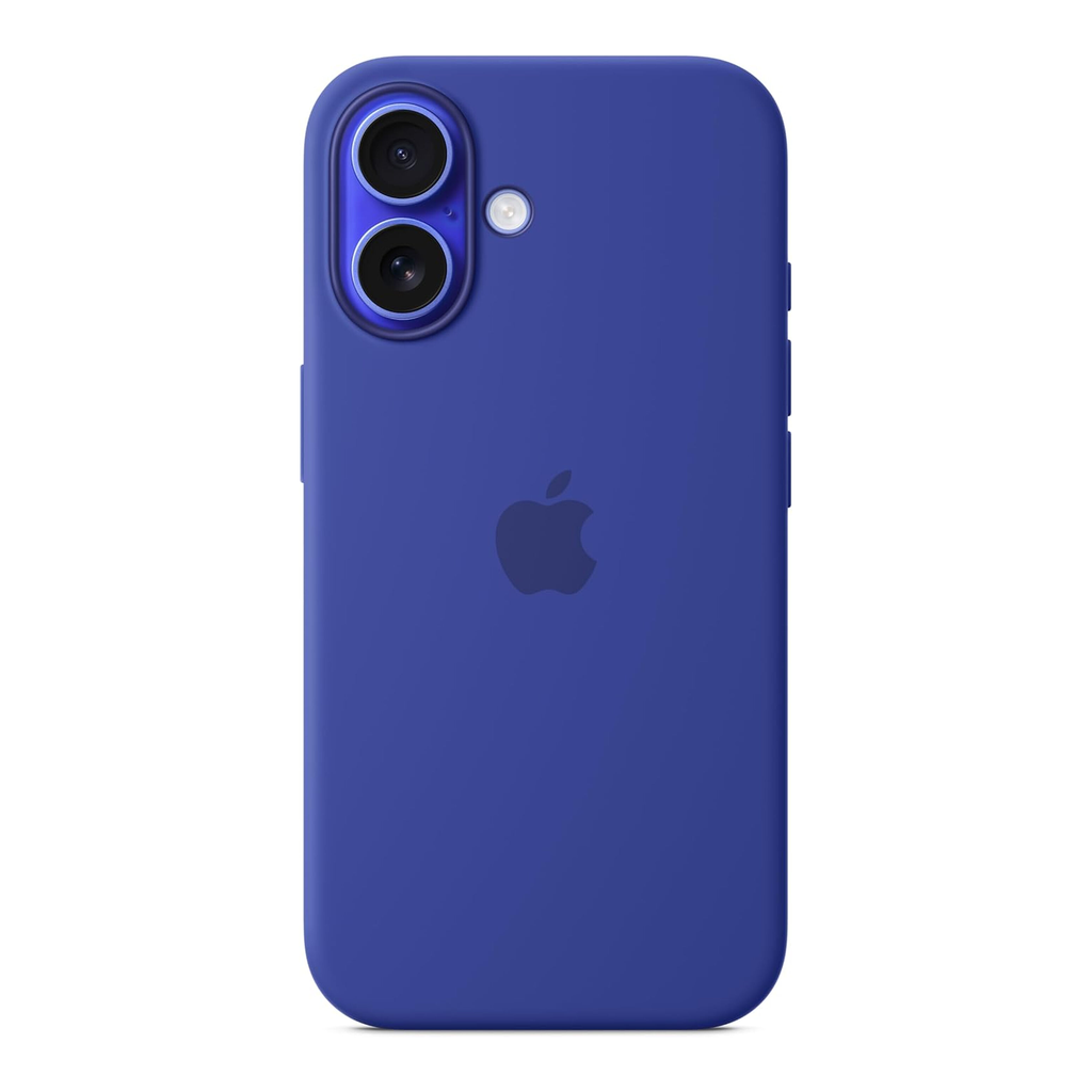Apple Coque en silicone avec MagSafe pour iPhone 16 - Outremer