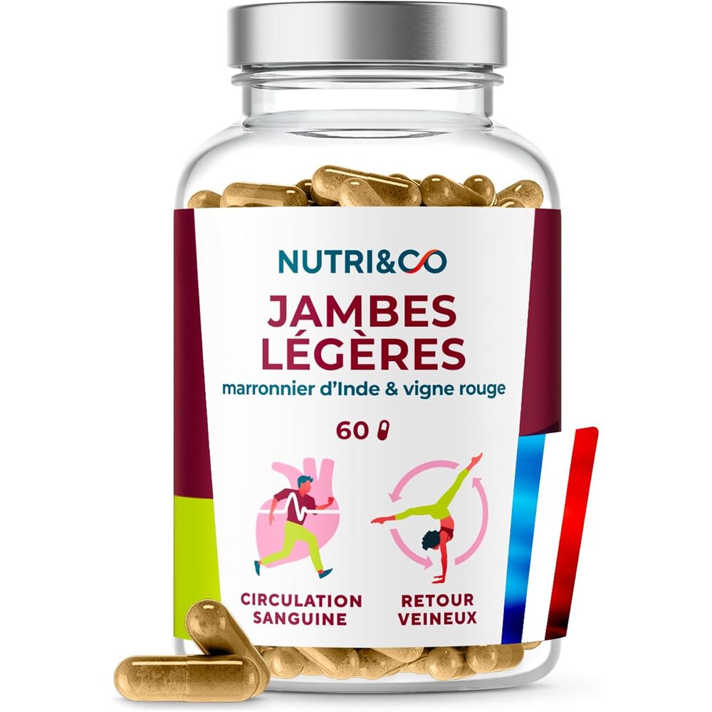Nutri&Co Jambes Légères - 60 gélules