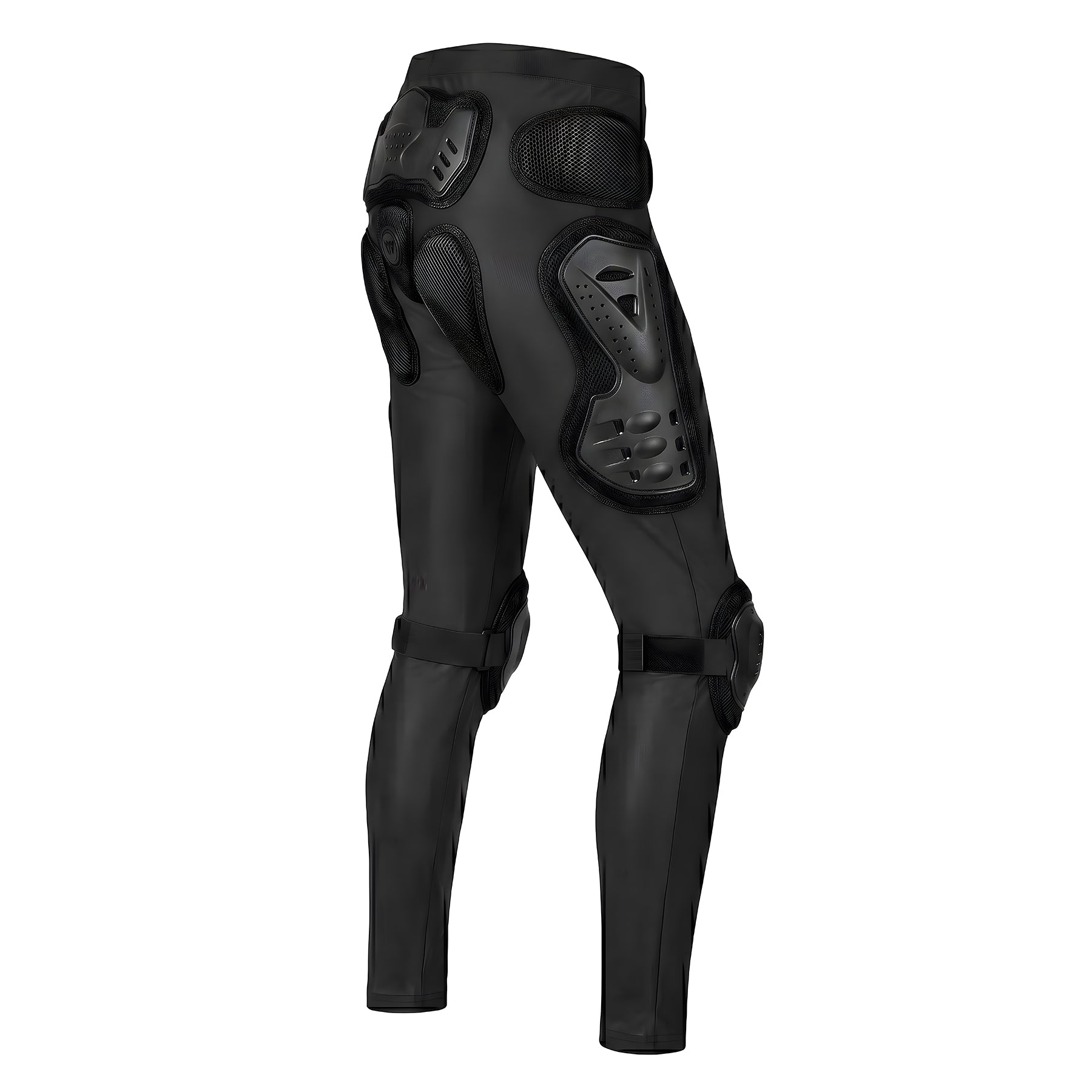 Pantalon de protection moto unisexe avec coques de protection, Protections résistantes aux chocs pour hanches, cuisses et genoux, Équipement de sécurité antichute pour VTT