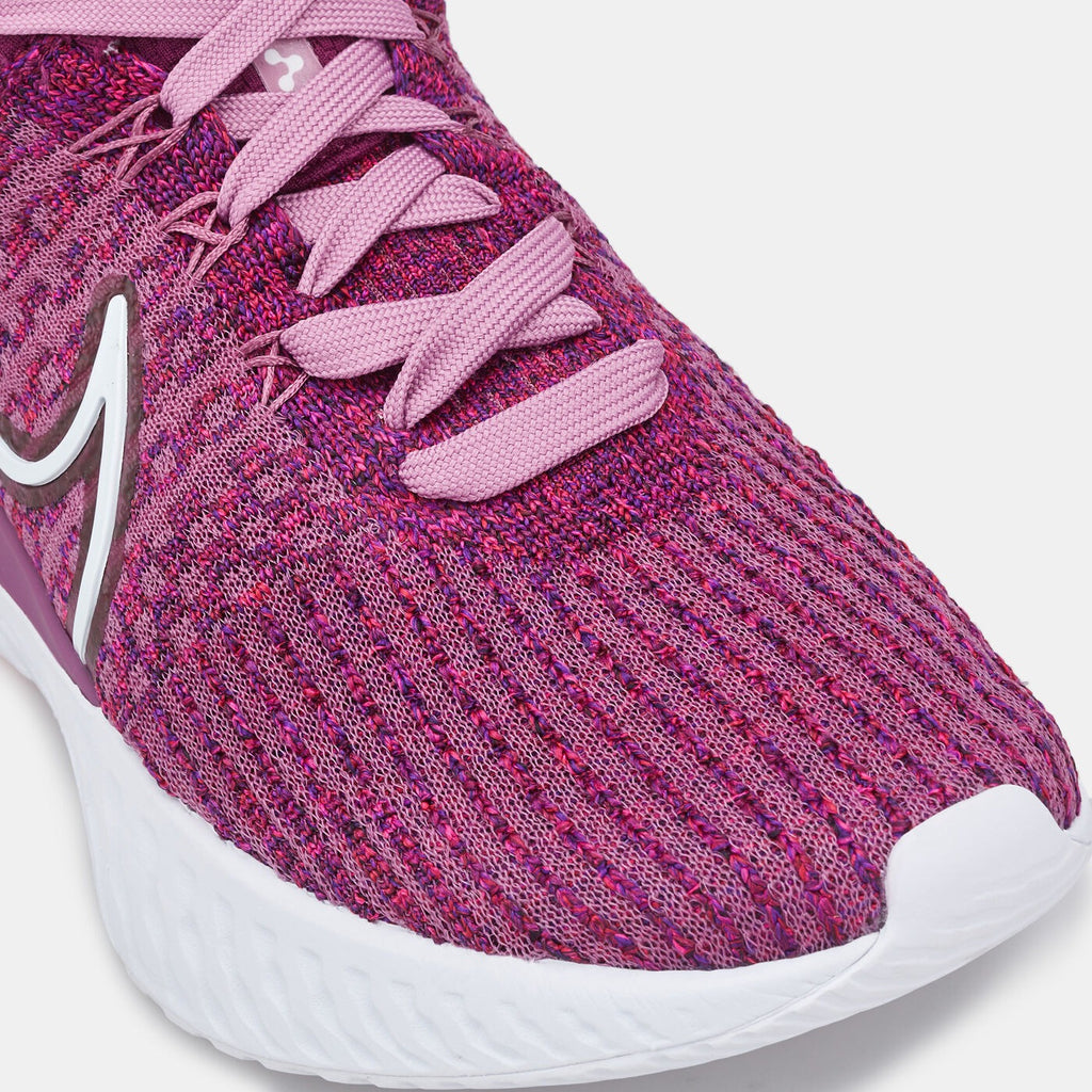 Nike React Infinity Run Flyknit 3 Bordeaux Femme