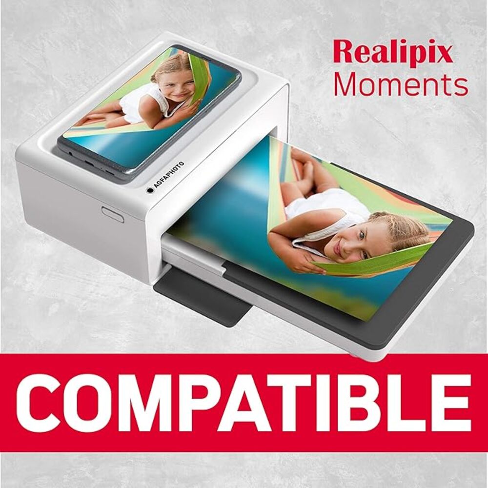 AgfaPhoto AMOC40 Pack Cartouche et papier pour imprimante Realipix Moments - 40 impressions