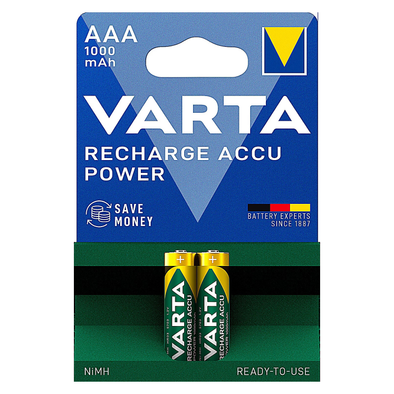 VARTA ACCU POWER AAA 1000 x2