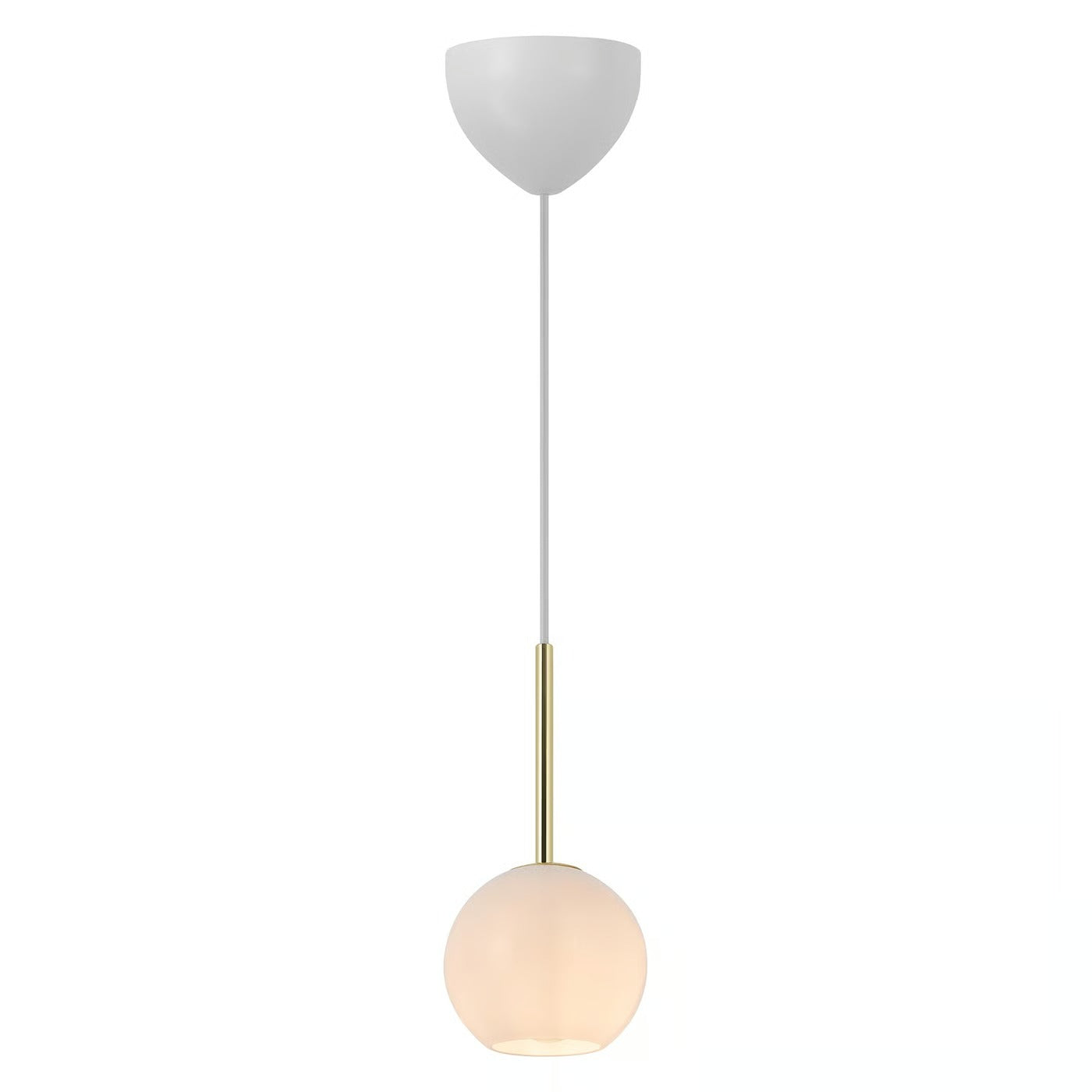 Suspension FRANCA 13 verre et métal laiton IP20 E14 - Nordlux, Intérieur