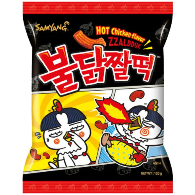 Samyang Zzaldduk Snack Épicé 120 g