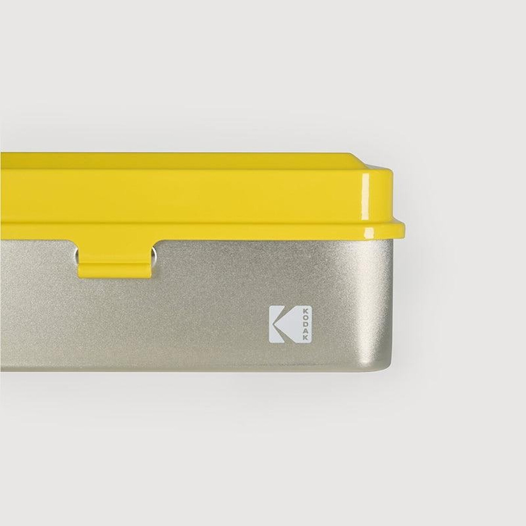 Kodak Étui de rangement en métal pour pellicule 120/135 mm, Jaune
