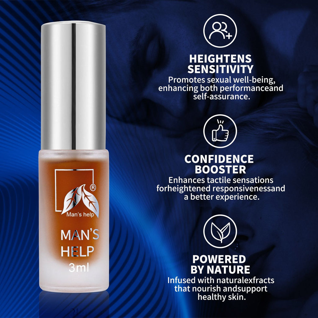 Man's Help Renzhizhu Spray retardant pour hommes – Naturel et sûr, Prolonge considérablement la durée, Lot de 2